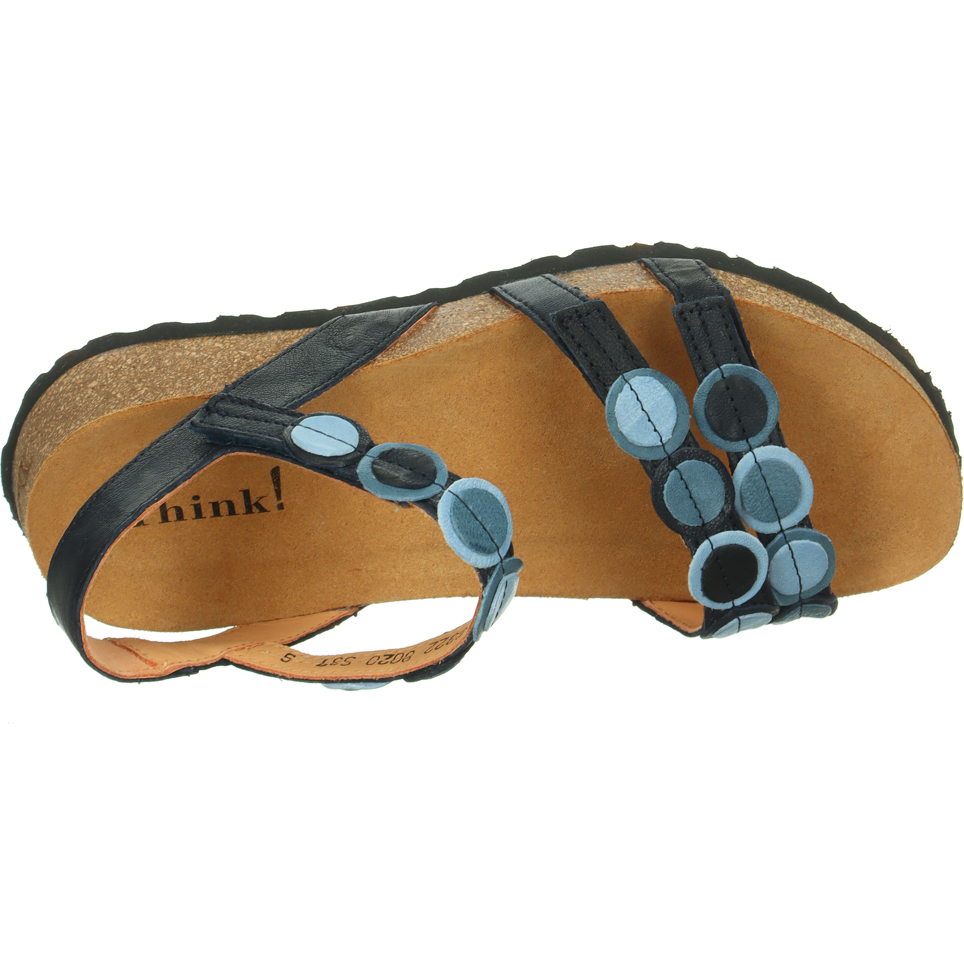 Think Shoes USA KOAK Sandals - Navy Kombi 000322-8020NK