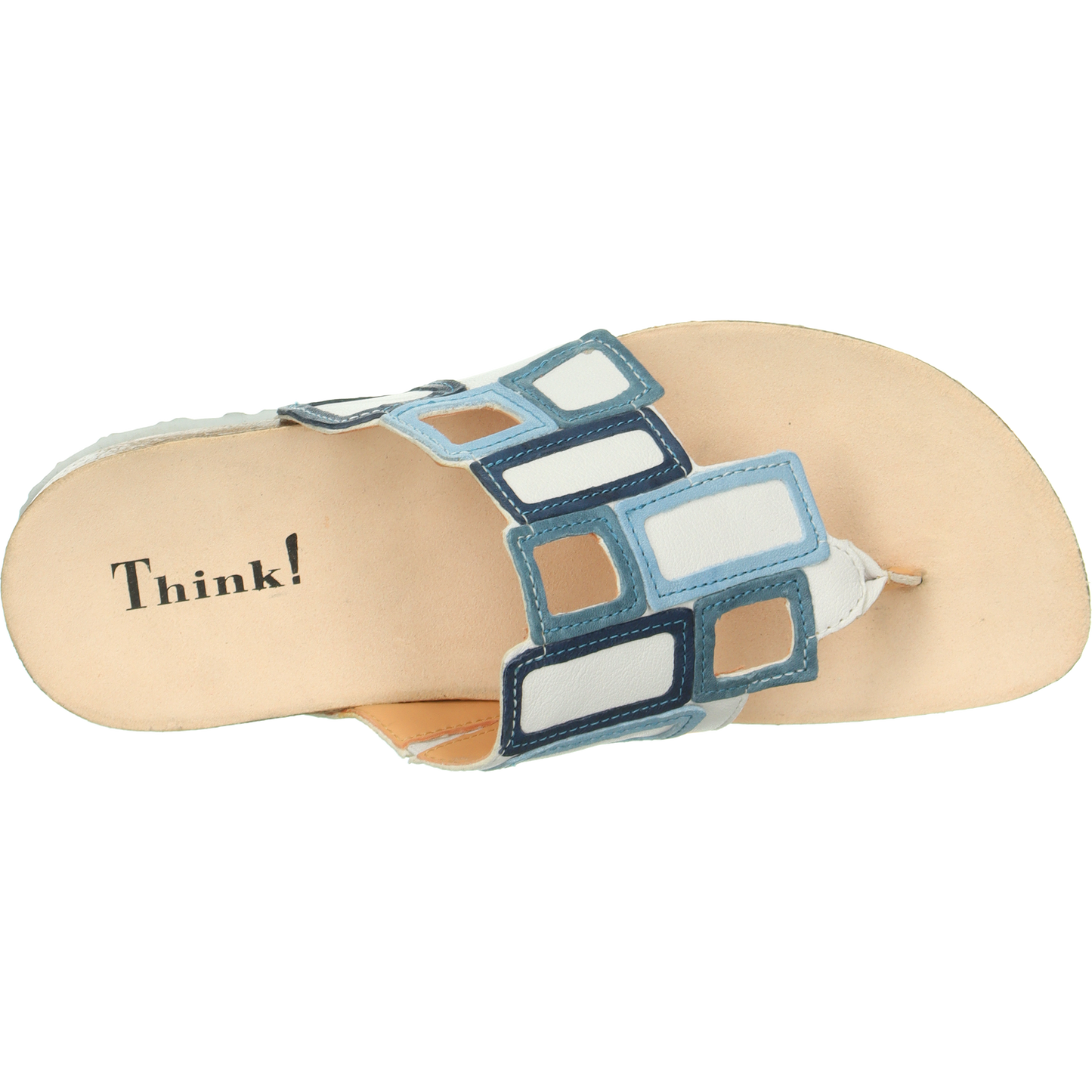 Think Shoes USA JULIA Sandals - Bianco Kombi 001136-1000BK