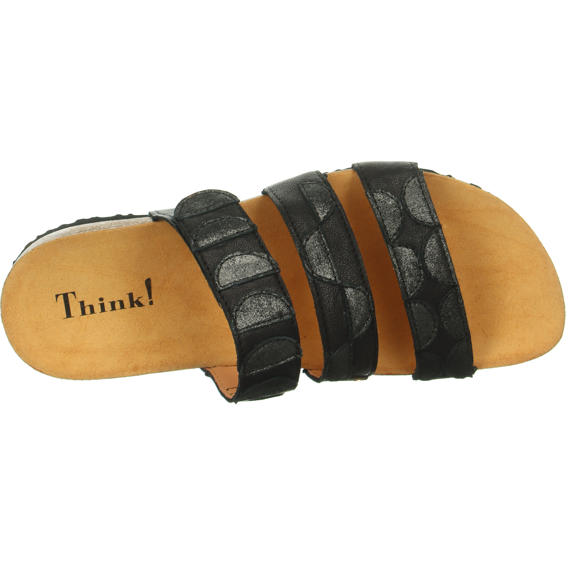 Think Shoes USA JULIA Sandals - Black Kombi 001176-0000BK