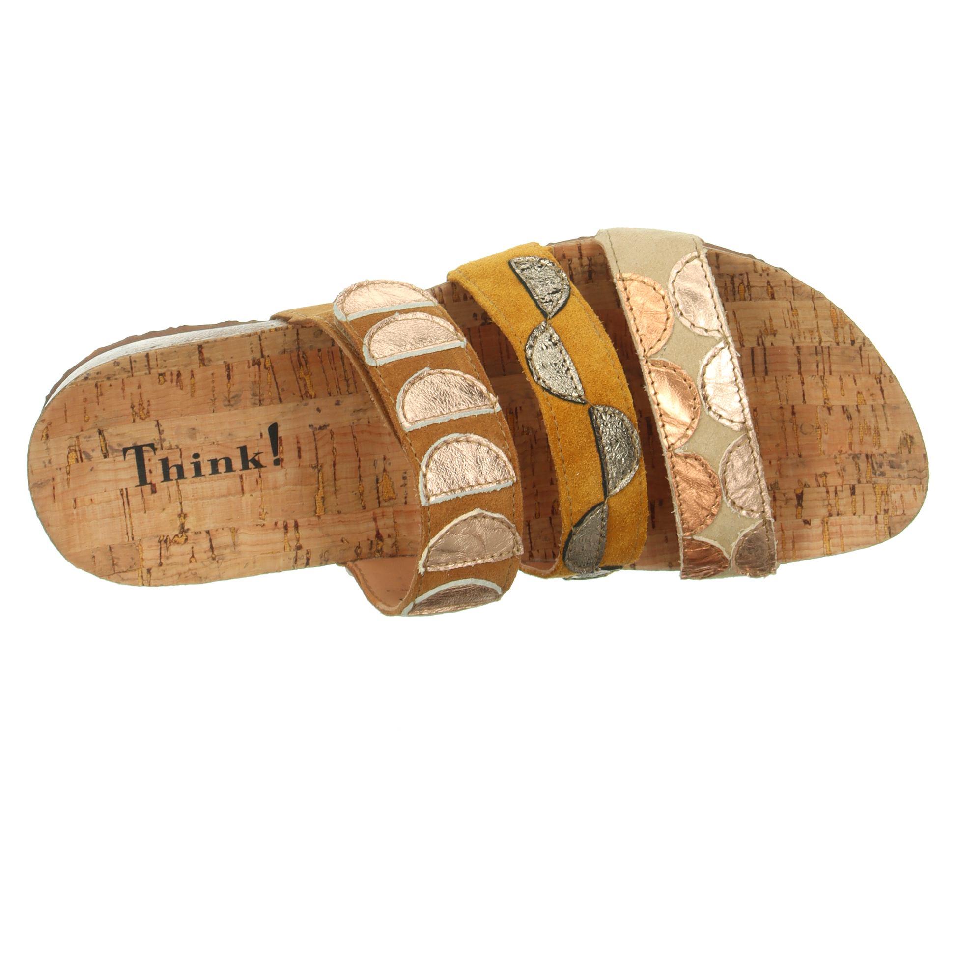 Think Shoes USA JULIA Sandals - Cinnamon Kombi 001176-3000CK